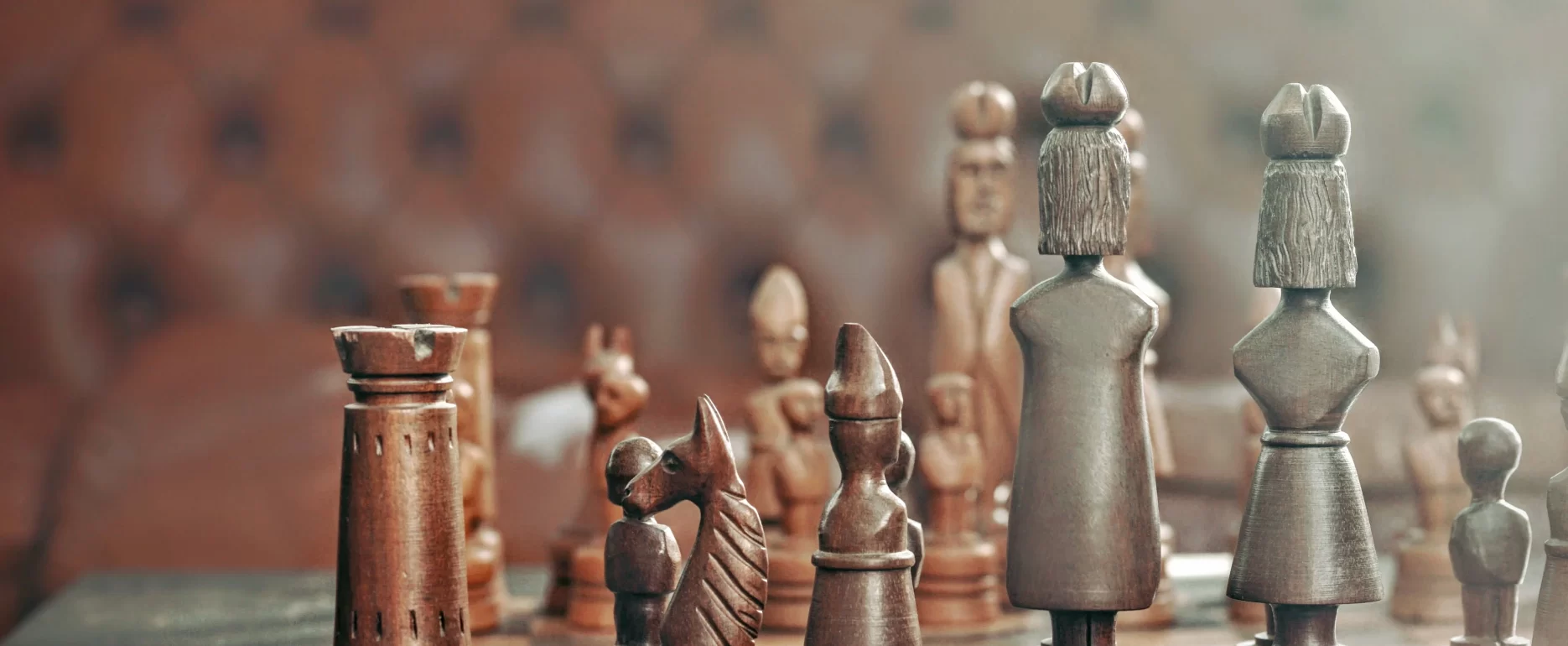 Closeup - chess game