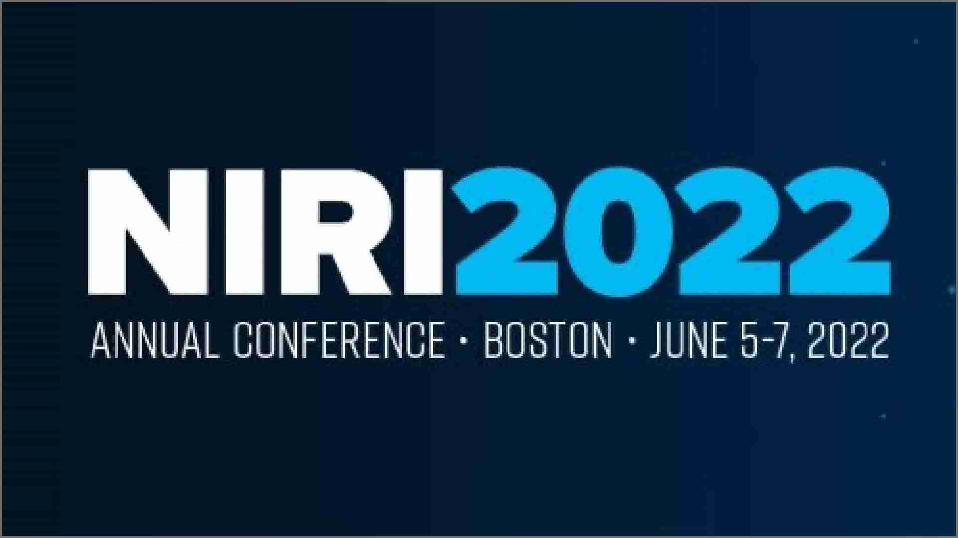 NITI 2022 Annual Conference, Boston, June 5-7